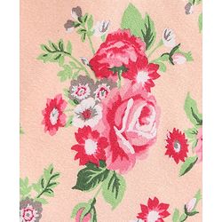 Babyhug 100% Cotton Full Sleeves Onesie with Headband Floral Printed - Peach