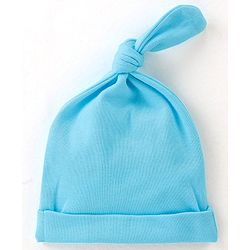 Babyhug 100% Cotton Cap  with Panda Face Print Pack of 2 - Navy Blue