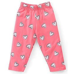 Babyhug Cotton Knit Full Sleeves Night Suit Kitty Print - Pink