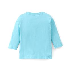 Babyhug Cotton Knit Single Jersey Full Sleeves Night Suit With Crocodile Print - Blue