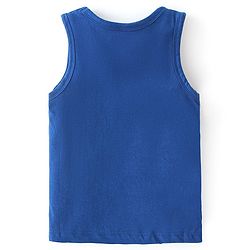 Babyhug 100% Cotton Knit Sleeveless Antibacterial Bear Print Sando Pack of 3 - Multicolour