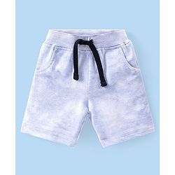 Babyhug 100% Cotton Half Sleeves T-Shirt & Shorts With Text Print - Blue