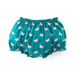Babyhug 100% Cotton Antibacterial Bloomers Pack of 3 Butterfly Print - Pink & Green