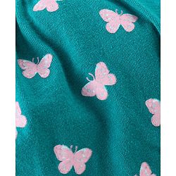 Babyhug 100% Cotton Antibacterial Bloomers Pack of 3 Butterfly Print - Pink & Green