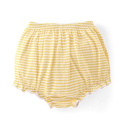 Babyhug 100% Cotton Antibacterial Printed Bloomers Pack of 3 - Pink Blue & Yellow