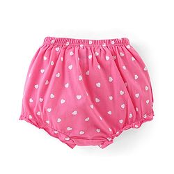Babyhug 100% Cotton Antibacterial Printed Bloomers Pack of 3 - Pink Blue & Yellow