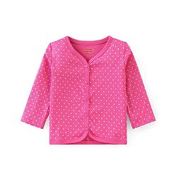 Babyhug 100% Cotton Knit Full Sleeves Floral  Printed Vests Pack of 3 - Multicolour