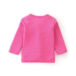 Babyhug 100% Cotton Knit Full Sleeves Floral  Printed Vests Pack of 3 - Multicolour