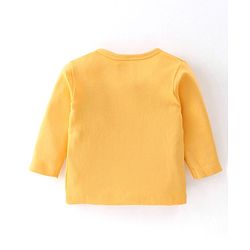 Babyhug 100% Cotton Knit Full Sleeves Antibacterial Vest Dino Print Pack of 3 - Multicolour