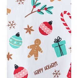 Babyhug 100% Cotton Knit Full Sleeves Sweatshirt with Graphics Pack of 2 - White & Red