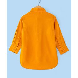 Babyhug Full Sleeves Solid Pathani Kurta & Pyjama Set - Yellow