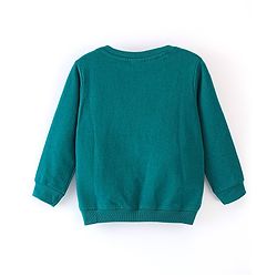 Babyhug 100% Cotton Knit Full Sleeves Sweatshirt With Squirrel Graphics Pack Of 2 - Red & Green