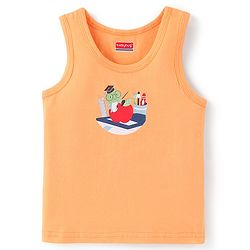 Babyhug 100% Cotton Knit Sleeveless Striped Sando Pack of 3 - Multicolour