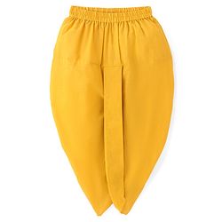 Babyhug 100% Cotton Woven Full Sleeves Kurta & Dhoti Set Marine Life Print - Yellow