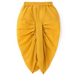 Babyhug 100% Cotton Woven Full Sleeves Kurta & Dhoti Set Marine Life Print - Yellow
