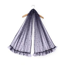 Babyhug Half Sleeves Embroidered Choli with Embroidered Lehenga and Dupatta Set  - Navy Blue