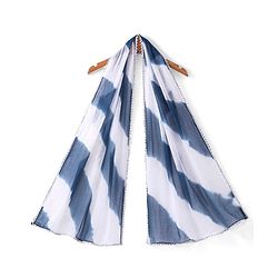 Babyhug 100% Cotton Woven Three Fourth Sleeve Floral Printed Kurta Palazo Set with Dupatta - Indigo