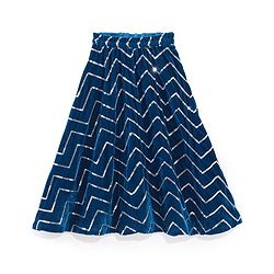 Babyhug Half Sleeves Velvet Sequenced Choli with Embroidered Lehenga  and Dupatta Set - Navy Blue