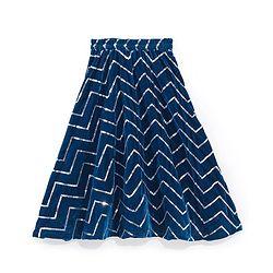 Babyhug Half Sleeves Velvet Sequenced Choli with Embroidered Lehenga  and Dupatta Set - Navy Blue