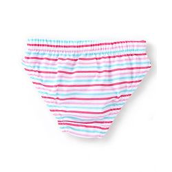 Babyhug 100% Cotton Panties With Floral Print Pack of 3 - Pink & Blue
