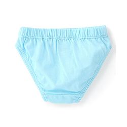 Babyhug 100% Cotton Panties With Floral Print Pack of 3 - Pink & Blue
