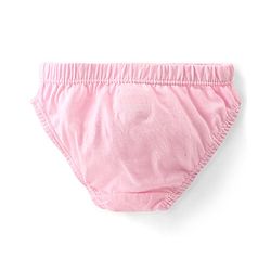 Babyhug 100% Cotton Panties With Polka Dots & Floral Print Pack Of 3 - Navy Blue Red & Pink