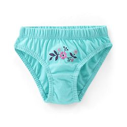 Babyhug 100% Cotton Knit Panties Floral Print Pack of 5 - Multicolor