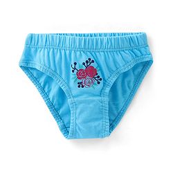 Babyhug 100% Cotton Knit Panties Floral Print Pack of 5 - Multicolor