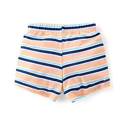 Babyhug 100% Cotton Trunks Stripes & Tiger Print Pack of 3- Blue & Orange