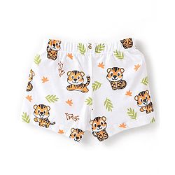 Babyhug 100% Cotton Briefs with Cubs & Stripes Print Pack of 3 - Multicolor