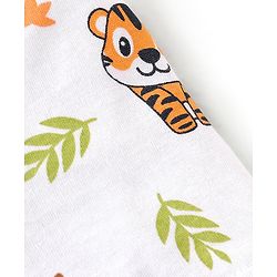 Babyhug 100% Cotton Briefs with Cubs & Stripes Print Pack of 3 - Multicolor