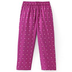 Babyhug Three Fourth Sleeves Foil Printed Kurti Pant and Dupatta - Fuchsia