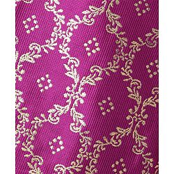 Babyhug Three Fourth Sleeves Foil Printed Kurti Pant and Dupatta - Fuchsia
