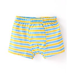Babyhug 100% Cotton Trunk Dino Print Pack Of 5 - Green Blue & Yellow