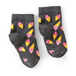 Cute Walk By Babyhug Non Terry Anti Bacterial Ankle Length Design Socks Pack of 7 - Multicolour