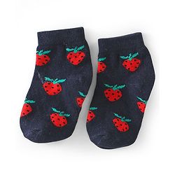 Cute Walk By Babyhug Non Terry Anti Bacterial Ankle Length Design Socks Pack of 7 - Multicolour