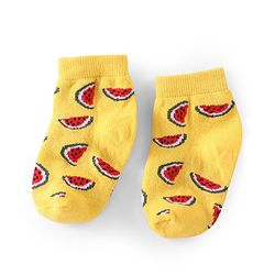 Cute Walk By Babyhug Non Terry Anti Bacterial Ankle Length Design Socks Pack of 7 - Multicolour