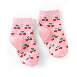 Cute Walk By Babyhug Non Terry Anti Bacterial Ankle Length Design Socks Pack of 7 - Multicolour