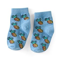 Cute Walk By Babyhug Non Terry Anti Bacterial Ankle Length Design Socks Pack of 7 - Multicolour