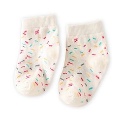 Cute Walk By Babyhug Non Terry Anti Bacterial Ankle Length Design Socks Pack of 7 - Multicolour