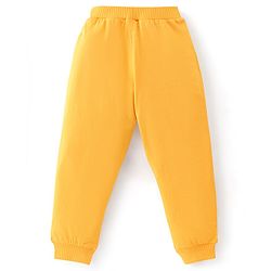 Babyhug Cotton Knit Full Length Lounge Pant Camo Print Pack Of 2 - Yellow & Green