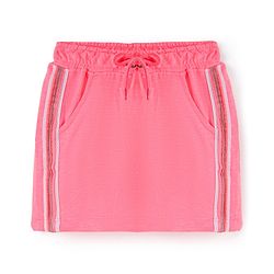 Babyhug Cotton Looper Mid Thigh Length Skirt Solid Colour - Pink