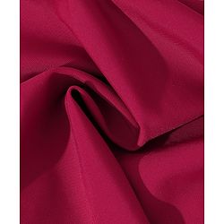 Babyhug Half Sleeves Solid Color Frock Swimsuit Bow Applique - Maroon