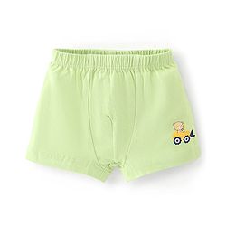 Babyhug 100% Cotton Knit Bear Printed Trunk Pack of 5 - Multicolour