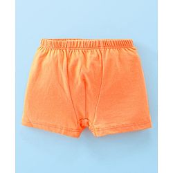 Babyhug 100% Cotton Trunk Bees Printed Pack of 3 - Blue & Orange
