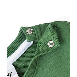 Babyhug 100% Cotton Knit Full Sleeves with Chip & Dale Graphics Sweatshirt - Green