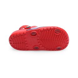 Cute Walk by Babyhug Clogs with Back Strap Astronaut Print - Red