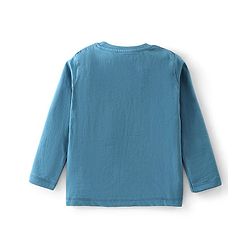 Babyhug Cotton Knit Full Sleeves Striped & Dino Printed T-Shirts Pack of 3 - Multicolour