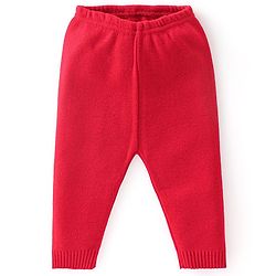 Babyhug Full Sleeves Baby Sweater Set with Strawberry Design - Navy Blue & Red