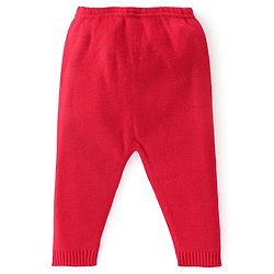 Babyhug Full Sleeves Baby Sweater Set with Strawberry Design - Navy Blue & Red